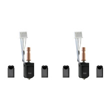 2X Hotend-Kit för  Kobra S1 - Uppgraderat Keramiskt Hotend-Skrivhuvud, Extruder, 0,4 mm Munstyckssats med 4 St Silikonstrumpor