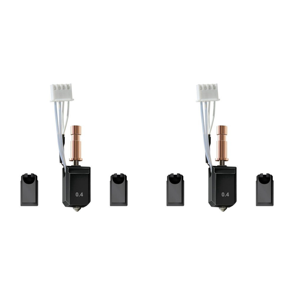 2X Hotend Kit For Kobra S1 Ceramic Hotend Print Extruder 0.4Mm Nozzle Kit With 4Pcs Silicone Sock 4711227079965