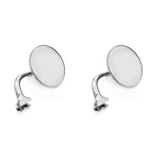 2X Round Side Mirror Kit for Classic Cars Offering Retro Aesthetic and Wide Fitment Front and Rear Positions