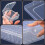 Bead Organizer Box, 5 Large Transparent Box with 150PCS Small Clear Plastic Storage Containers,Portable  Box 10