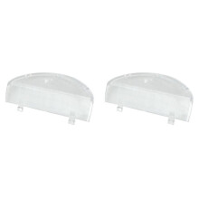 2X MR576170HA Car Door Transparent Welcome Lamp Cover for Pajero V93 V97