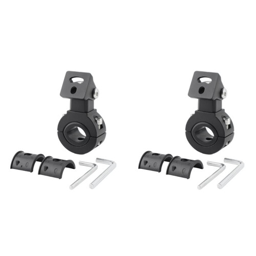2X Motorcycle Headlight Mount Spotlight Bracket Adjustable Bumper Fog Light Holder Motorcycle Accessories