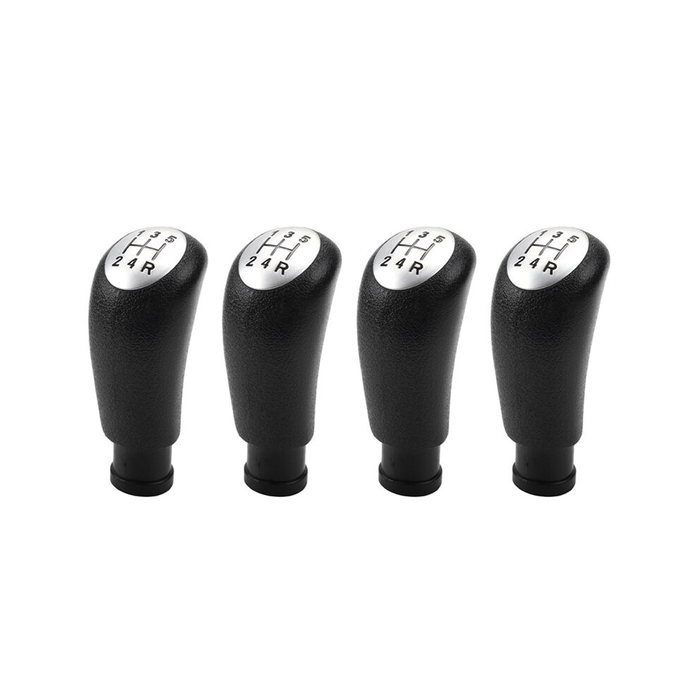 4X 5 Speed Car Manual Gear Shift Knob Shifter Lever Gearstick 735269771 For 147 156 2000-2010 Silver 4712540305946