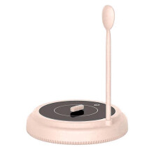 Shaker de Leite Magnético Recarregável Liquidificador de Café Elétrico Shaker de Leite para Bebê Decanter de Vinho Inteligente (Rosa)