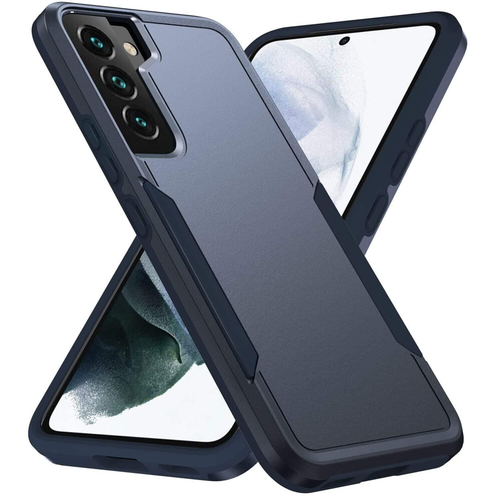 Case For Galaxy S24 MilitaryâGrade Shockproof DualâLayer Protection Slim Phone Cover Blue 9073542725541