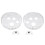 4X Handle Controller Button Panel Cover for Meta Quest 3 Controller Grips Protective Transparent Cover Anti Scratch 2