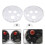4X Handle Controller Button Panel Cover for Meta Quest 3 Controller Grips Protective Transparent Cover Anti Scratch 3