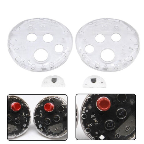4X Handle Controller Button Panel Cover for Meta Quest 3 Controller Grips Protective Transparent Cover Anti Scratch 2
