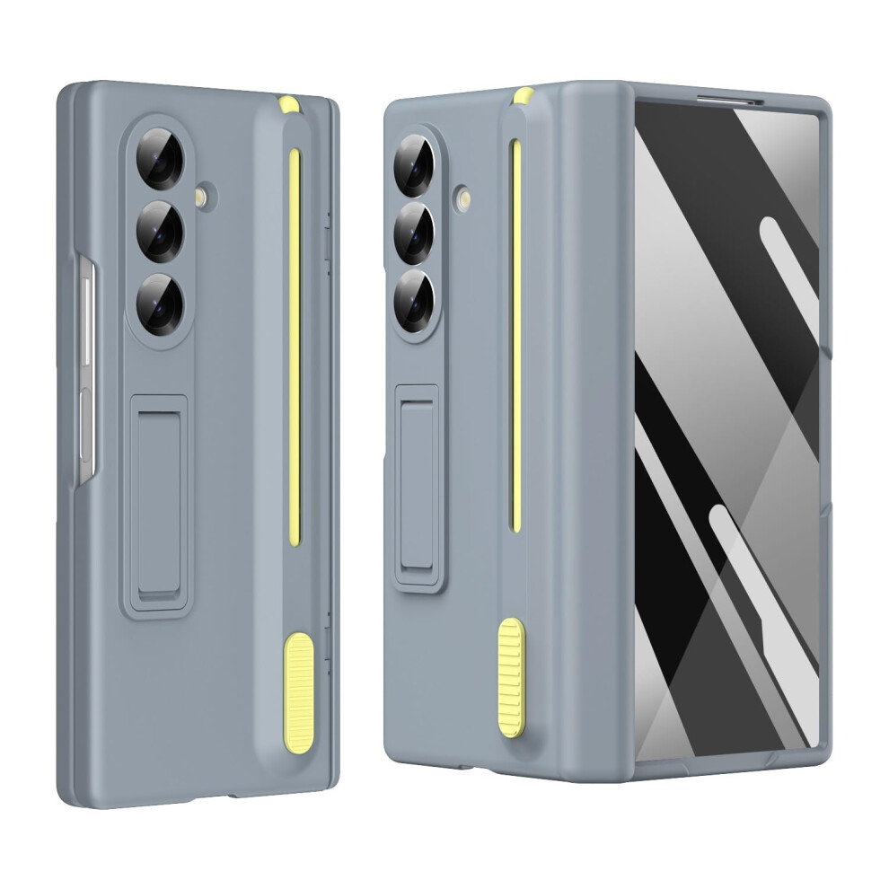 Case With BuiltâIn Screen Protector, S Pen Holder And Hinge Protection Kickstand Â For Samsung Galaxy Z Fold 7 Grey 9330225019572