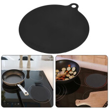 8-Teilige Haushalt Silikon Induktion Herd Schutz Matte Runde Kochfeld Schutz Matte WäRme Isoliertes Pad 2-Cm HeißEr Topf Matte