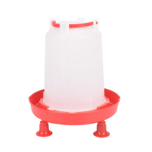 Large Capacity 3L Chicken Waterer with Legs for Outdoor Coops Hanging Poultry Water Fountain