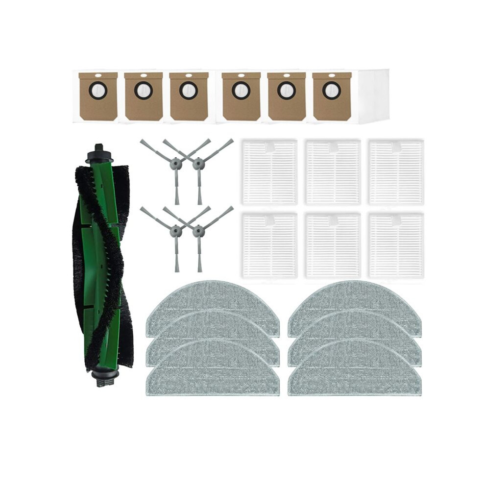 For Cecotec Conga 7490 Home X-Treme Spare Parts Accessories Main Side Brush Filter Mop Pad Dust Bag 6032898139306