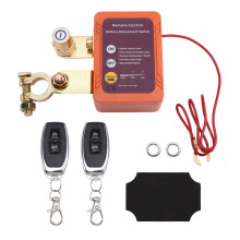 12V/24V 240A Fernbedienungs-Batterietrennschalter, Automatischer Abschaltschalter für Autobatterie, Orange