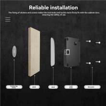 2X Tuya Lock NFC IC Card Unlocking App Remote Control for Bedside Cabinet Cabinet Door Drawer