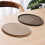 2X Round Pottery Tools Ceramic Plate Forming Mold Wooden Density Plate Printing Blank Stripping Mud Plate Forming Tool 8