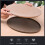 2X Round Pottery Tools Ceramic Plate Forming Mold Wooden Density Plate Printing Blank Stripping Mud Plate Forming Tool 9