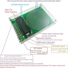 2X Waves Resonance Generator 7.83Hz Ultralow Frequency Pulse Audio Resonator 0.01Hz-100000Hz Adjustable