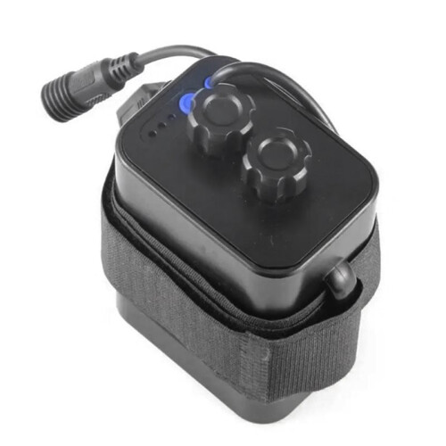 2X 12V 6X18650 Battery Box LED Light Battery Holder with Cable USB/ Dual Interface Waterproof Battery Box 2
