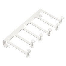 Over the Door Towel Rack Organizer with MultiHook Storage for Bathroom and Bedroom, SpaceSaving
