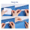 File Folder Tabs, 200 Sets Hanging File Folder Labels 2Inch Plastic Tabs and Inserts for Hanging File Folders 8