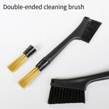 Coffee Tool Cleaning Brush Set Double-Headed Curved Coffee Brush Long-Handled Brewer Cleaning Set Coffee Brush
