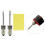 2X Soldering Tips USB Soldering Iron  Replacement Soldering Iron Tips Welding  for E10 Interface(Tip B+Tip C) 5