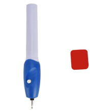 2X Portable Plastic Engraving Pen Reliable, Electric Carving Pen for Blessing Tags for Pet Tags Behangroller