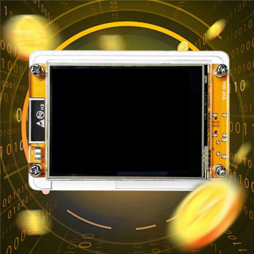 3X NMiner NerdMiner+Case 945KH/S Harshrate 2,8 Polegadas  Display Bitcoin Crypto Solo Lottery Miner NerdMiner Atualizado 2