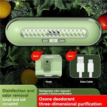 2X Refrigerator Deodorizer Air Purifier for Kitchen Shoe Cabinet Sterilizer Household Odor Eliminator