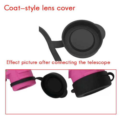 4 Pieces Binoculars Protective Rubber Objective Lens Cap Binocular Best Protect 52-55MM 1