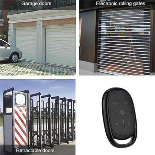 Wireless Copy Remote Controller 433mhz Universal Remote Control Duplicator Clone Cloning Code for Garage Door Gate 2PCS 1