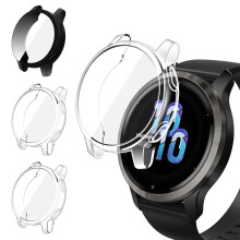 Case with Screen Protector, Full Coverage TPU, 3 Pack for Garmin Vivoactive 4S and Venu 2S 40mm