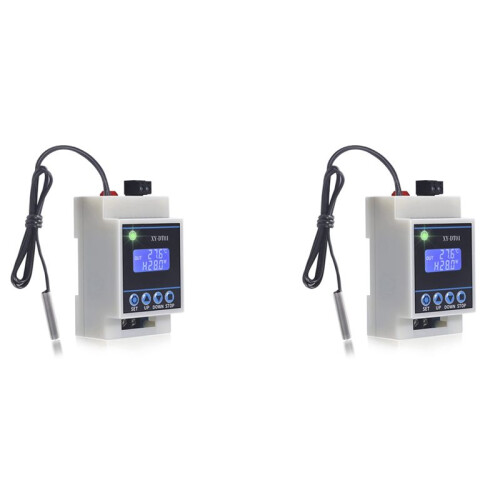 2X XY-DT01 Digital Temperature Controller -40-110C Digital Micro-Digital Thermostat with LCD Display And Sensor