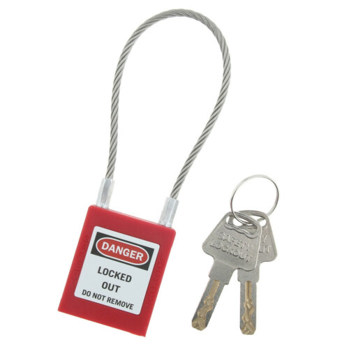 Engineering Safety Padlock Rope Long  Lockout Tag Out Isolation Lock Isolation Padlock Lockout Padlock