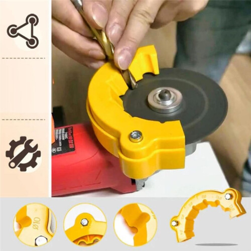 Drill Bit Sharpener, Angle Grinder Drill Bit Sharpener for All Bits, Drill Bit Grinding Attachment, Drill Bit Sharpening 2