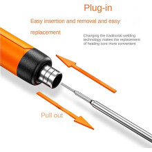 6Pc C210 Soldering Iron Tip USB Soldering Iron Tip 5V Battery Soldering Iron Tip Soldering Rework Accessories Blade Tip