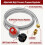 Propane Regulator with Hose, Adjustable Flame Control for Turkey Fryer, Burner, Fire Pit 3