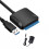 2X Cabo Adaptador  para USB 3.0 para Disco Rígido SSD HDD  III de 3,5/2,5 Polegadas, Conversor de Disco com Suporte para Plugue UE UASP 3
