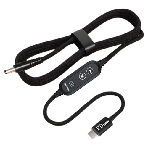 2X Type C to  Power Boost Cable  5V/9V/12V/15V/20V Adjustable Boost Converter PD100W Trigger Cable USB to  Adapter 1