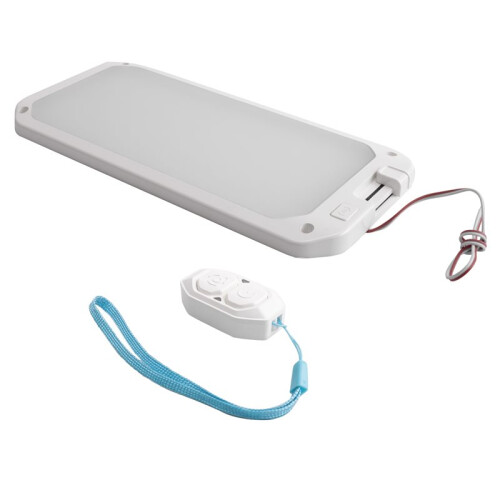 2X 12V-24V Dimmable Roof Dome Ceiling Spot Light Memory Function Slim Thin Interior Dome Lamp for RV Caravan Marine Boat 2