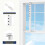 2X Adjustable AC Window Lock Bar, Small Window Security Bars for Child Safety, Window Stoppers for Vertical Sliding A 4