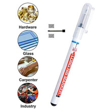 Long Nosed , Deep Hole Carpenter Mark Water-Proof Long Nib Pen (3 Colors)