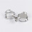 58mm Hollow Design Coffee Handle for E61 Brewing  Coffee Machine Stainless Steel Bottomless Extraction Handle 2