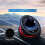 2X Auto Solar Power Luft Erfrischer, Aromatherapie Duft Diffusor Interstellar Suspension Doppel Ring Luft Diffusor, Schwarz 2