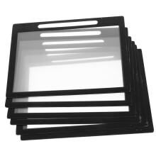 PVC Card Sleeves Horizontal Clear Protectors for Business Cards Photos and Collectibles 6pcs