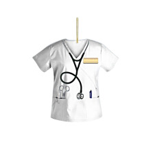 Uniforme d'infirmière créatif en acrylique, pendentif à-3