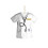 Uniforme d'infirmière créatif en acrylique, pendentif à-3 1