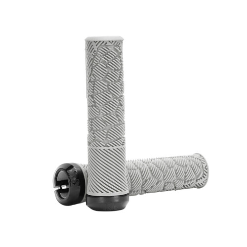1Pair Shock Absorption Handle Bar Cover Replacement Rubber-Gray