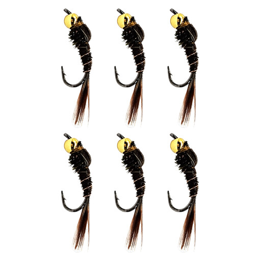 6pcs Pheasant Tail Nymph Fly Baits Suitable For Various-14