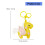 Perfect Gift Cute Pegasus Leather Key Charm Bag Accessory-Green 3